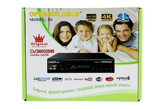 Цифровая приставка HD OPENBOX GOLD N5 эфирная, DVB-T2, тв бесплатно, тюнер, ресивер, приемник